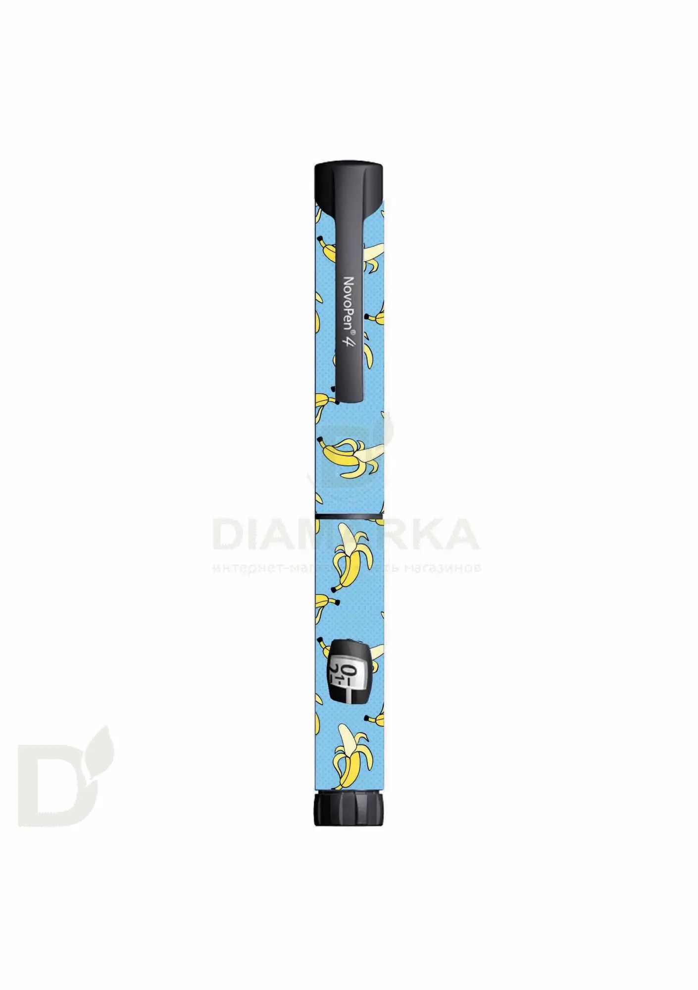 Наклейка на шприц-ручку НовопенЭХО и Новопен4