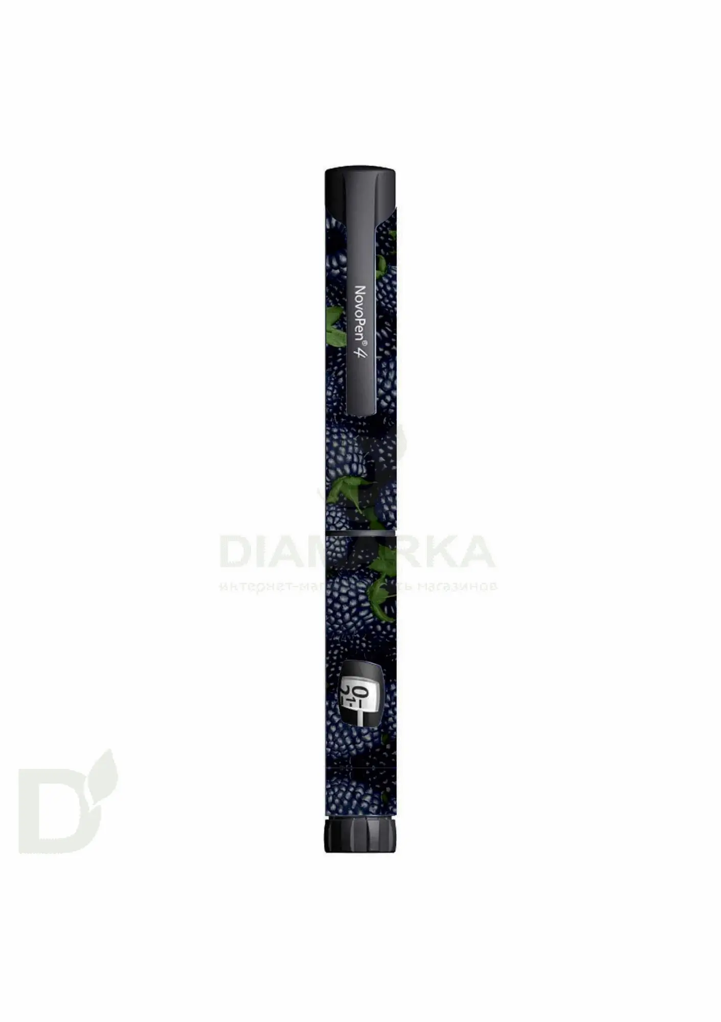 Наклейка на шприц-ручку НовопенЭХО и Новопен4