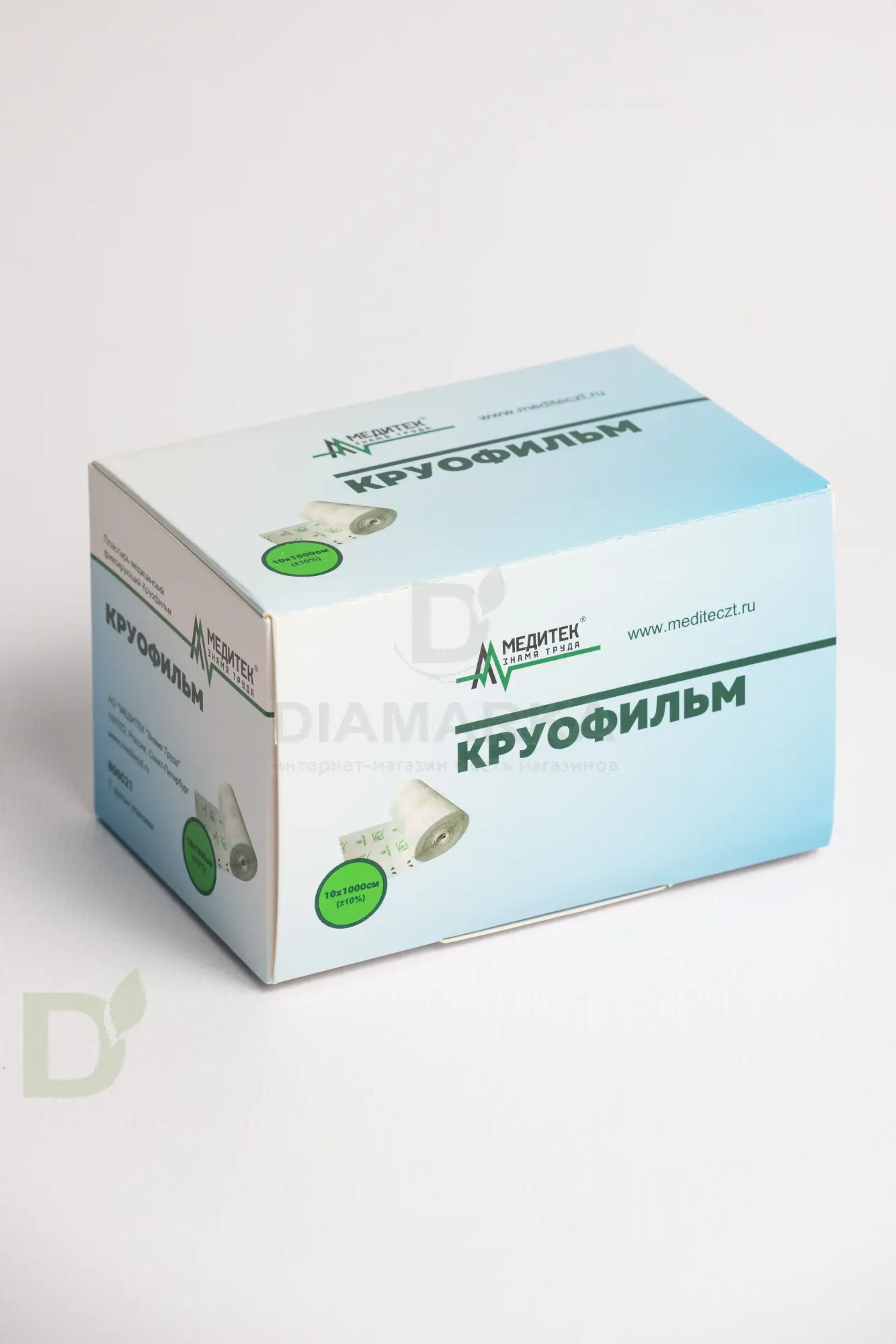 Пластырь прозрачный плёночный в рулоне Медитек Круофильм, 10см х 10м