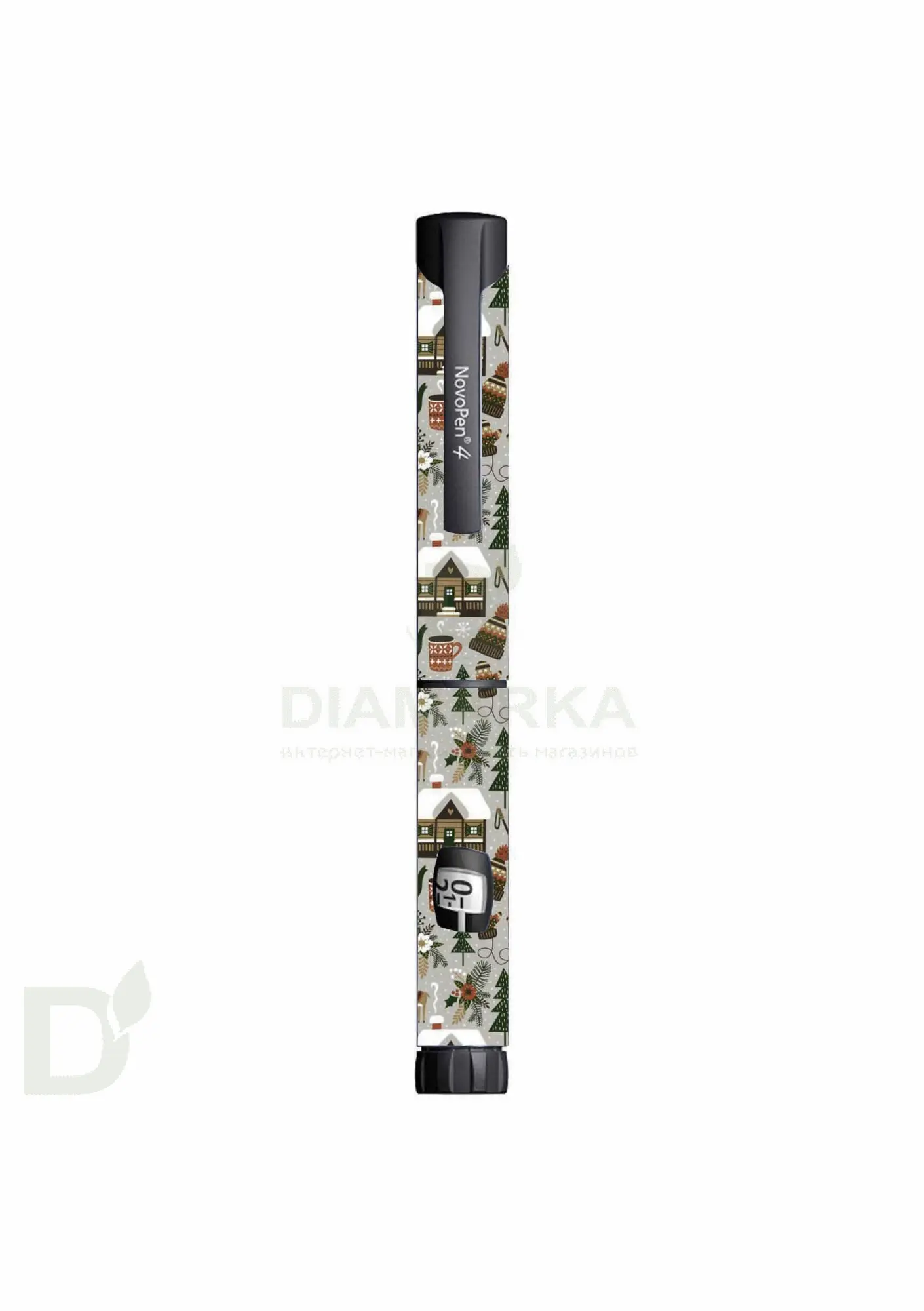 Наклейка на шприц-ручку НовопенЭХО и Новопен4