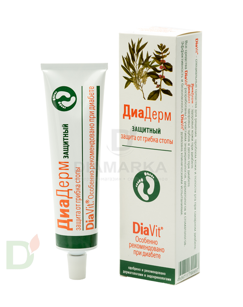 Крем для ног защитный "ДИАДЕРМ",75 мл.