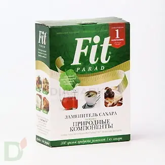 Заменитель сахара на основе эритрита "ФитПарад" №1 (коробка) 200гр