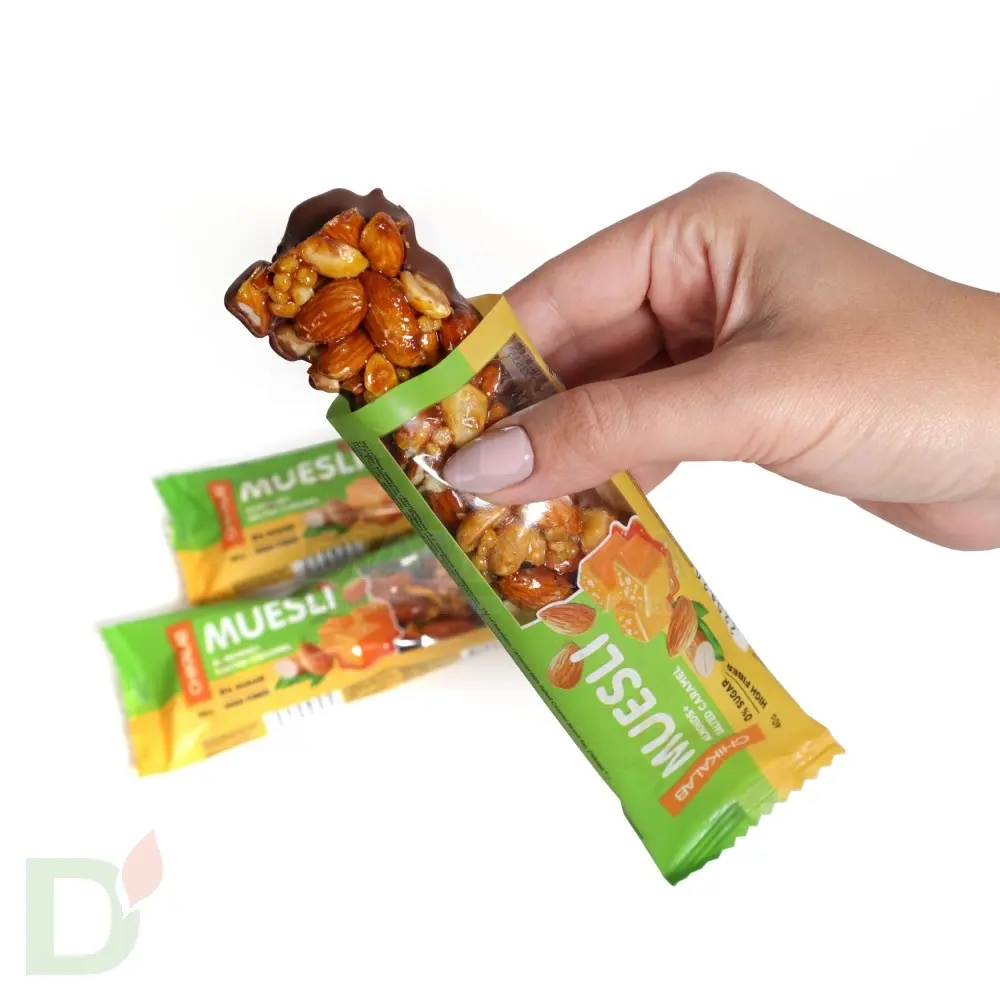 Батончик мюсли CHIKALAB миндальный с соленой карамелью 40 гр. в интернет-магазине